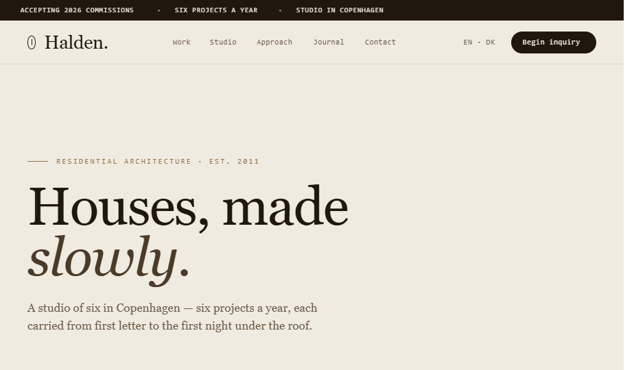 Preview — Halden Studio